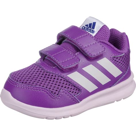 adidas lila orange schuhe kinder klett|Lila .